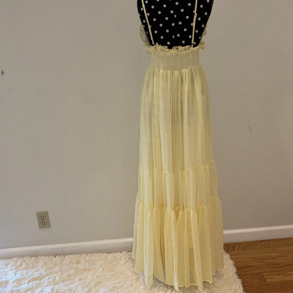 Vici  Yellow Summer Dress - Picture 3 of 12